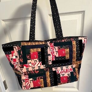 Vera Bradley Hathaway Patchwork Tote Bag